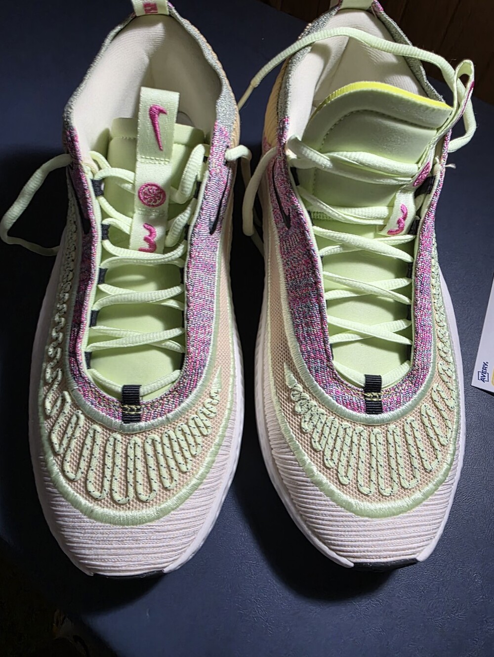 Nike Cosmic Unity 3 "All Star" Yellow & Pink Athletic Shoes Size 10m
